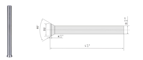 Conical punch