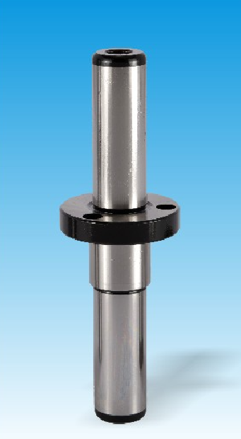 Interchangeable guide pillar with middle flange fixing