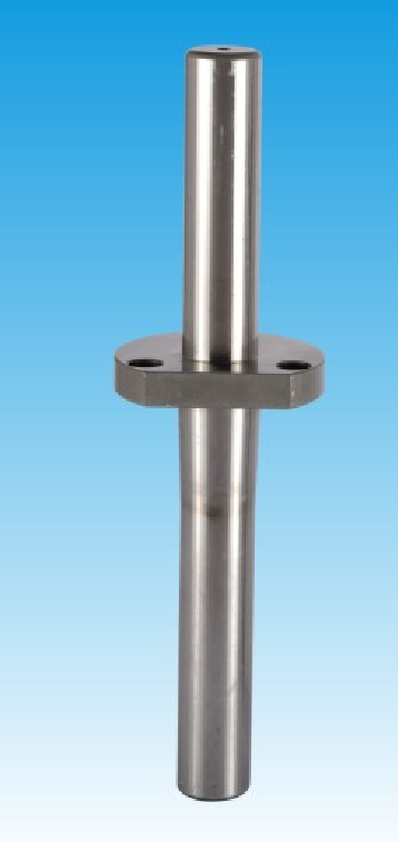 Conical interchangeable guide column with middle fixing